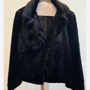 Sapphire o fur coat size medium excellent condition super soft